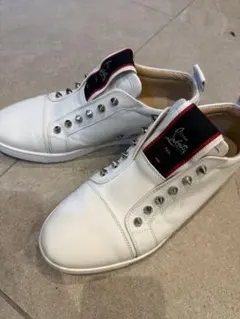 g*0様 Christian Louboutin スタッズ スニーカー ホワイト