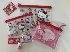 『値下げ』ハローキティ クリアポーチセット