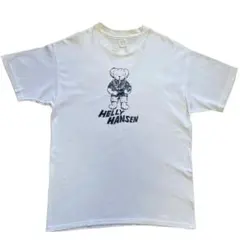 Tシャツ HELLY HANSEN ヘリーハンセン テディベア USA製 古着