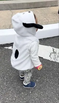 スヌーピー　着ぐるみ　ロンパース　ワンピース　80.90