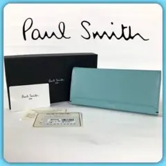 ★ パネルディテール 二つ折り長財布 ポールスミス