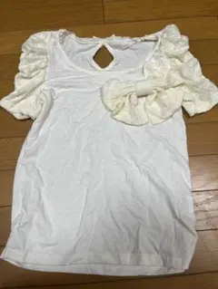 LIZ LISA リズリサ リボン トップス Tシャツ レース 白 y2kのサムネイル