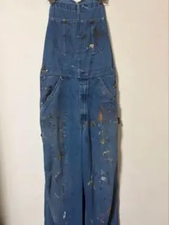 ROEBUCKS 70s〜80s ペンキ　デニム オーバーオール Searsのサムネイル