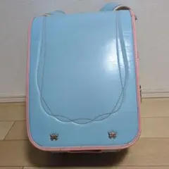 ふわりぃ日本製　水色　ランドセル