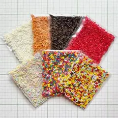 お得人気詰め合わせセット　チョコスプレー、クランチ3種、フリーズドライイチゴ