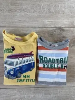 MIKI HOUSE DOUBLE.B Tシャツ 2枚セット　120