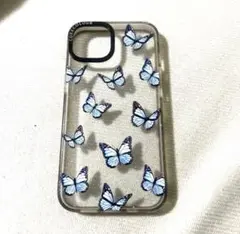 CORECOLOUR iPhone14用ケース バタフライ柄