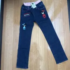 ★ダブルB★ダブルウェストゴムのデニム★130★ジーンズ★ミキハウス★新品パンツ