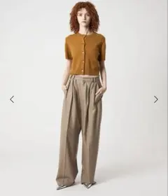 6roku ウールタックパンツ25FW