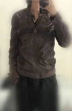 ✞《DIESEL ライダースジャケット M 超希少》✞