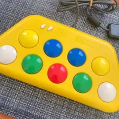 【フルメンテナンス】ポップンコントローラー KONAMI  PS2 イエロー C