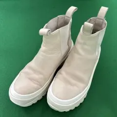 ジルサンダーJIL SANDER ホワイトレザー サイドゴアブーツのサムネイル