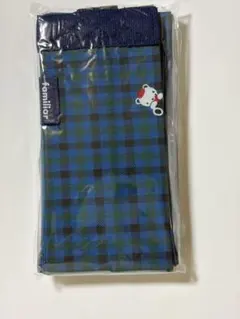 ファミリア　シュパット　Sサイズ　青チェック柄