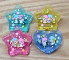 산리오 キキララ クリップ 4個セット