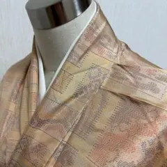 KJ3130 大島紬 身丈158cm 着物 正絹