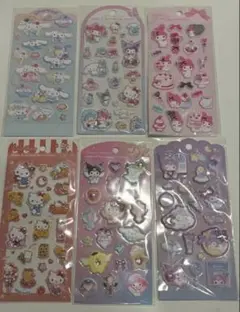 サンリオ JEWEL Marshmallow Stickers 6種セット