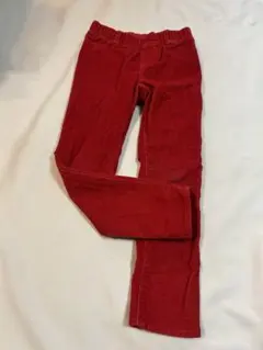 赤 コーデュロイ 5歳用 長ズボン　110サイズ
