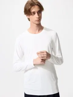 エアリズムクルーネックT長袖2枚、半袖1枚