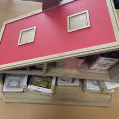 【初期】 シルバニアファミリー デラックスハウス 人形 家具