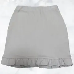 epine rib tight frill skirtのサムネイル