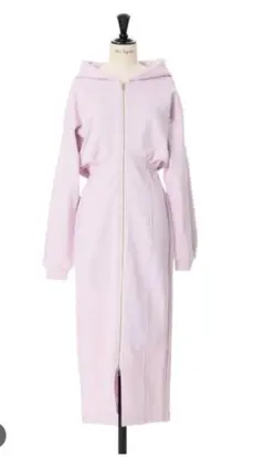 herlipto Flight Mode Zip Hoodie Dress