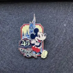 ディズニーワールド　ディズニー ミッキー 45周年 ピンバッジ　wdw
