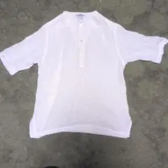 District UNITED ARROWS 半袖シャツ リネン ホワイトのサムネイル