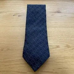 グッチ　GUCCI ネクタイ 紺　ネイビー