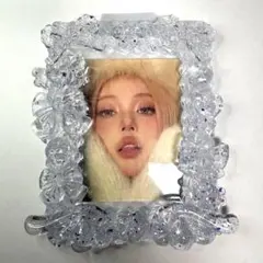 ホイップデコ　トレカケースデコ　トレカキーホルダー　クリア 透明