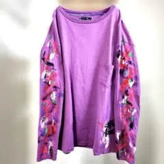 長袖カットソー パープルレジェンダdoubletラフシモンズKIDILL