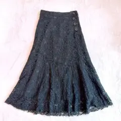 【アーバンリサーチ】 総レース ロング丈 マーメイド スカート (F) フレア