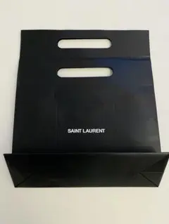 SAINT LAURENT ショップ袋 ブラック A4サイズ
