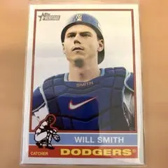 ウィル・スミス topps heritage トレーディングカード ドジャース