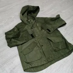 GLOBAL WORK フード付きジャケット Lサイズ オリーブグリーン
