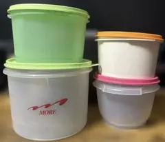 Tupperware 食品保存容器 3個セット - メルカリ