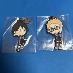 ハイキュー　月島蛍と山口忠　キーホルダー