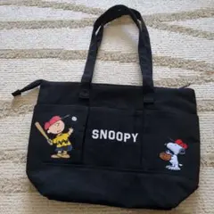 【新品】スヌーピー　キャンバス地トートバッグ