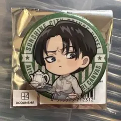 進撃の巨人 イケプリ グリッター 缶バッジ リヴァイ