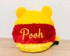 新品▼ディズニー くまのプーさん もこもこリュックサック 転倒防止 丸バッグ