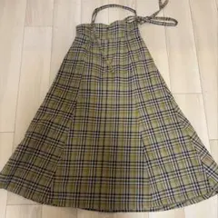 チェック柄 サロペットスカートのサムネイル