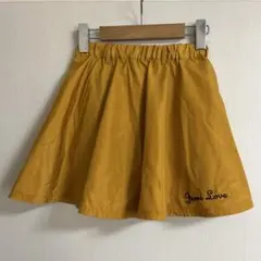 【美品】JENNI love スカート130 女の子　マスタードカラー