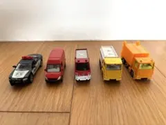 SIKU ジク5台セット ミニカー パトカー 消防車 トラック