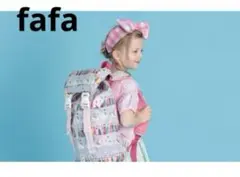 【最終価格】fafa フェフェ リュック キッズ 総柄 女の子 スワン ピンク紫のサムネイル