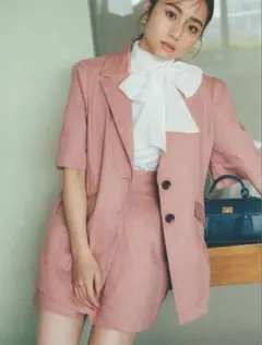 スナイデル ハーフスリーブジャケット セットアップ