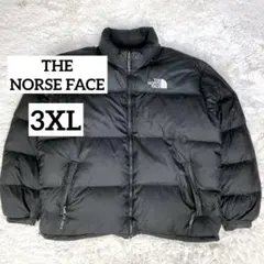 ✨ノースフェイス ダウン ジャケット ヌプシ 肉厚 700FP ブラック 3XL