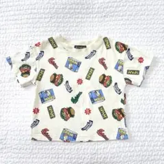 【美品】SPAM総柄　半袖Tシャツ　綿100%　男の子　女の子　100cm
