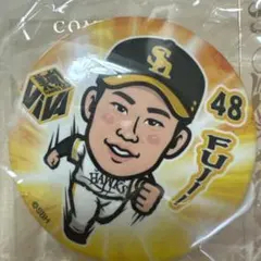 藤井皓哉　ソフトバンクホークス　若鷹ガチャ　缶バッジ