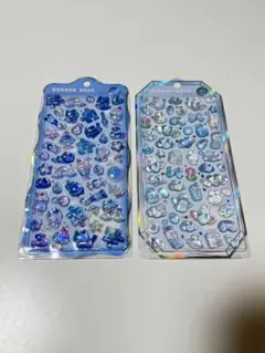 正規品 ボンボンドロップシール　オリジナル うさぎ そらねこ 2種セット