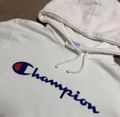 チャンピオン プルオーバーパーカー メンズ S ホワイト champion