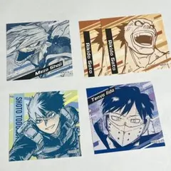ヒロアカ　スクエアステッカー　シール　原画展　ヒロアカ展　轟　飯田　障子　砂藤